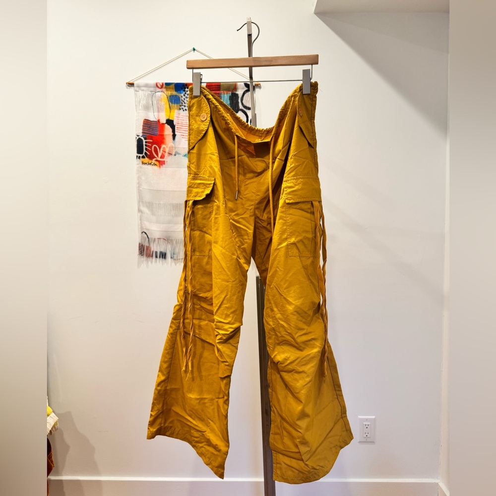 Mustard Yellow Cargo Pants